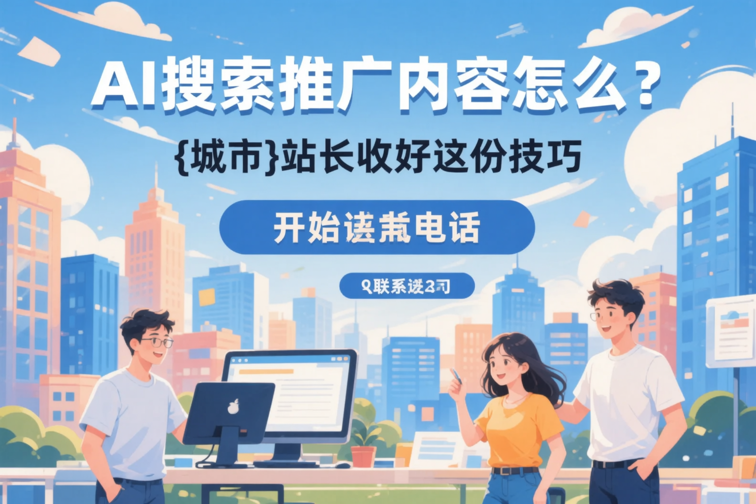 AI搜索推广内容怎么写？长治站长收好这份技巧