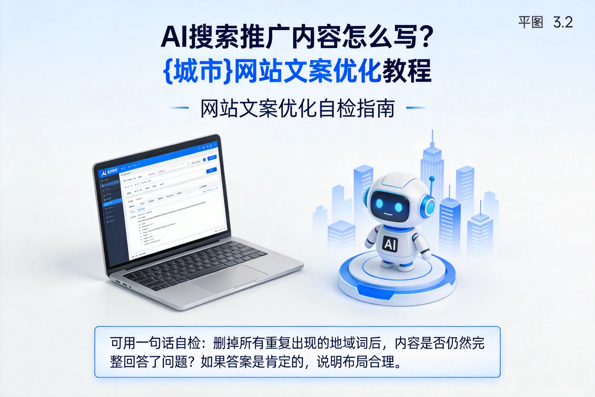 AI搜索推广内容怎么写？长治网站文案优化教程