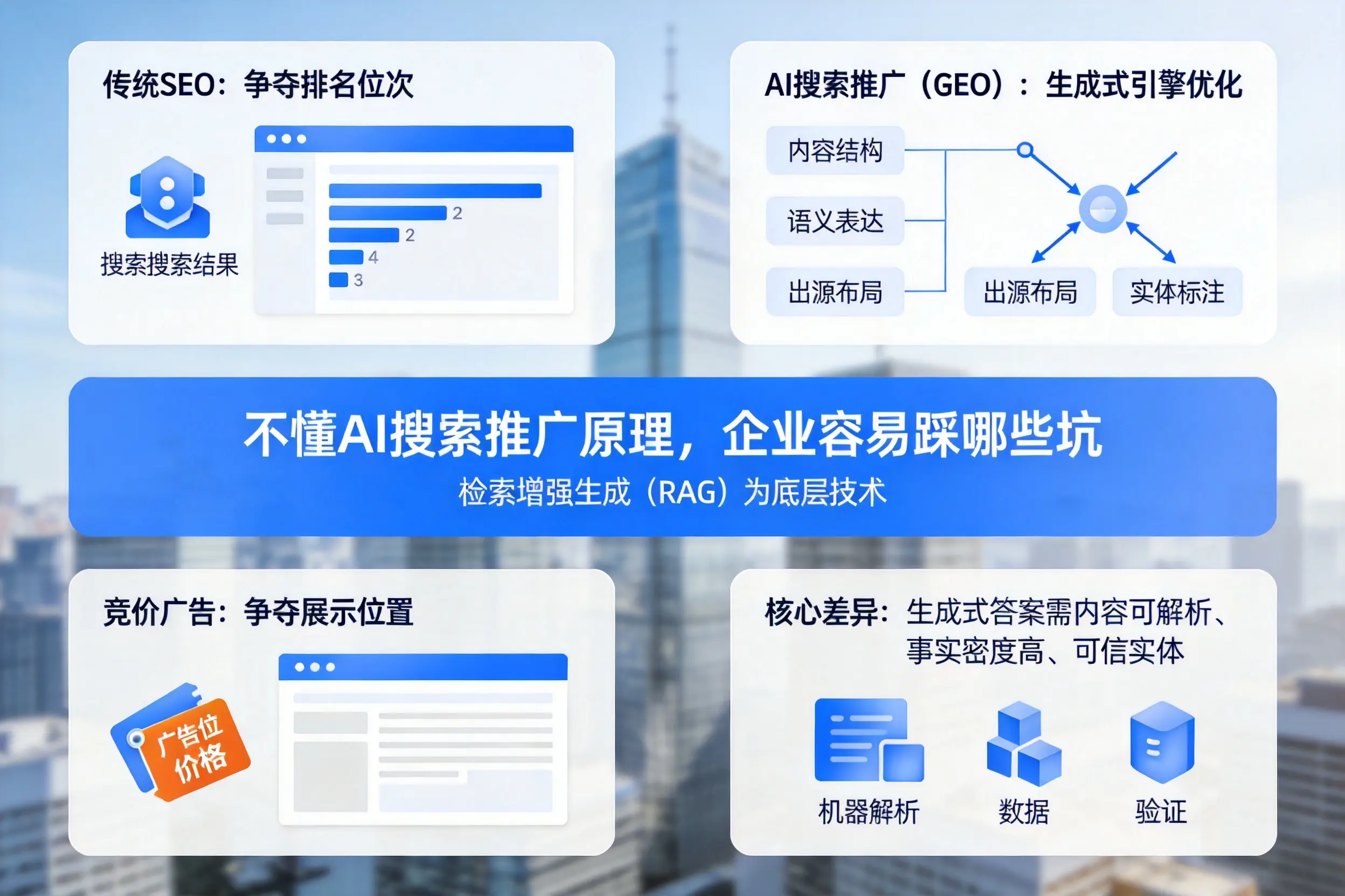 不懂AI搜索推广原理，长治企业容易踩哪些坑