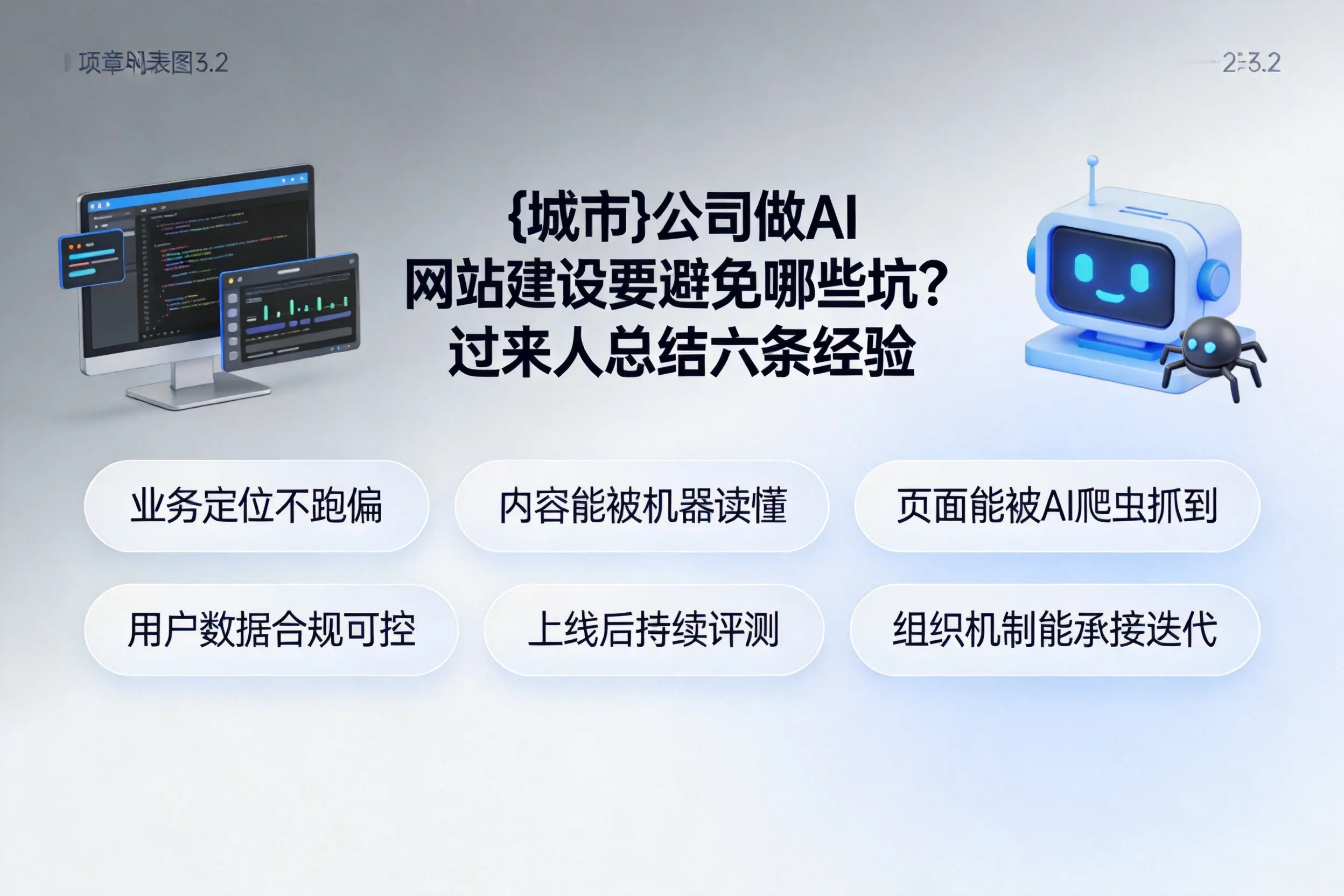 长治公司做AI网站建设要避免哪些坑？过来人总结六条经验