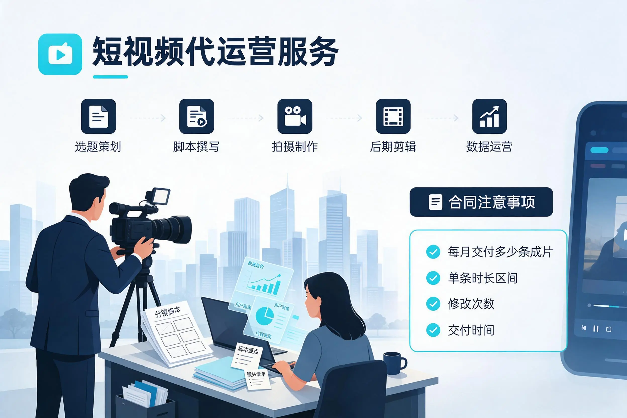 短视频代运营包含哪些服务？长治企业常见问题科普