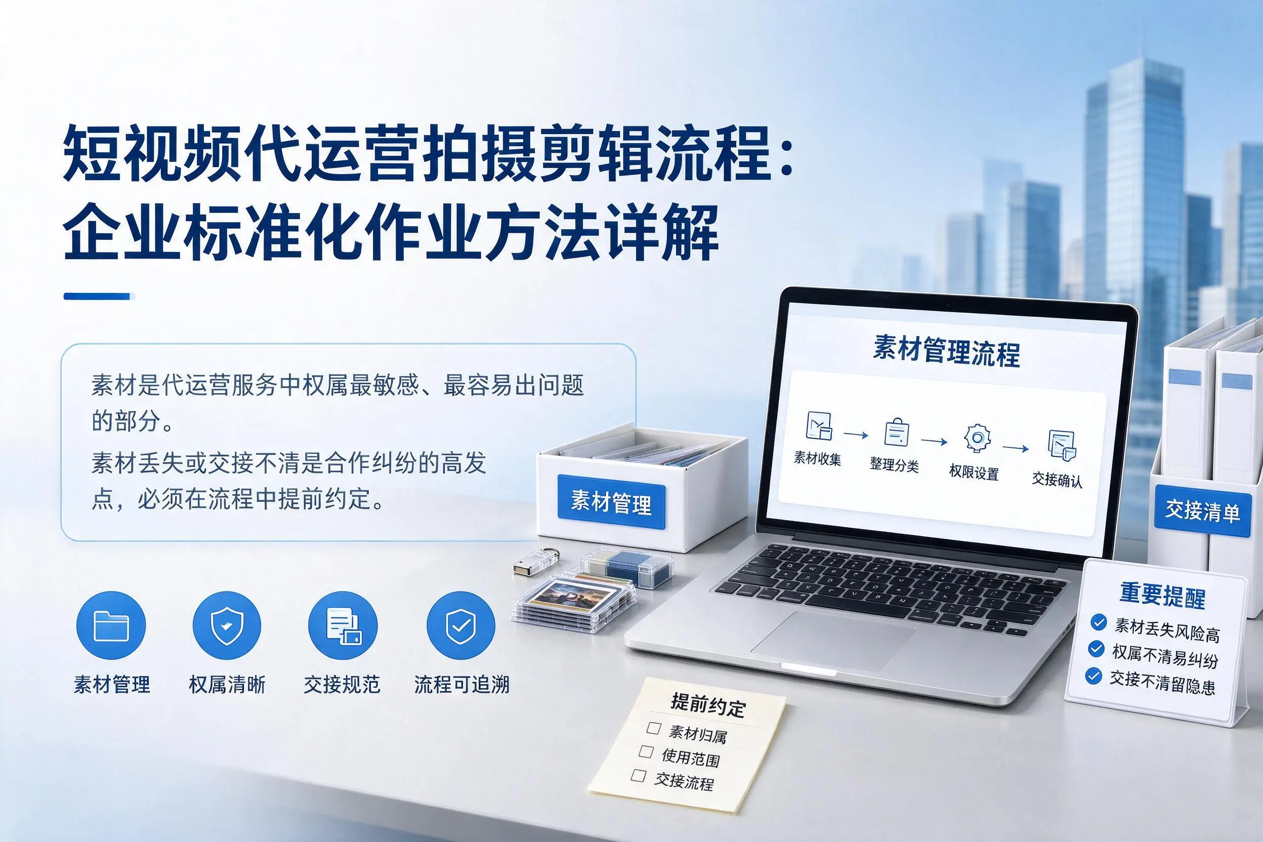 短视频代运营拍摄剪辑流程：长治企业标准化作业方法详解