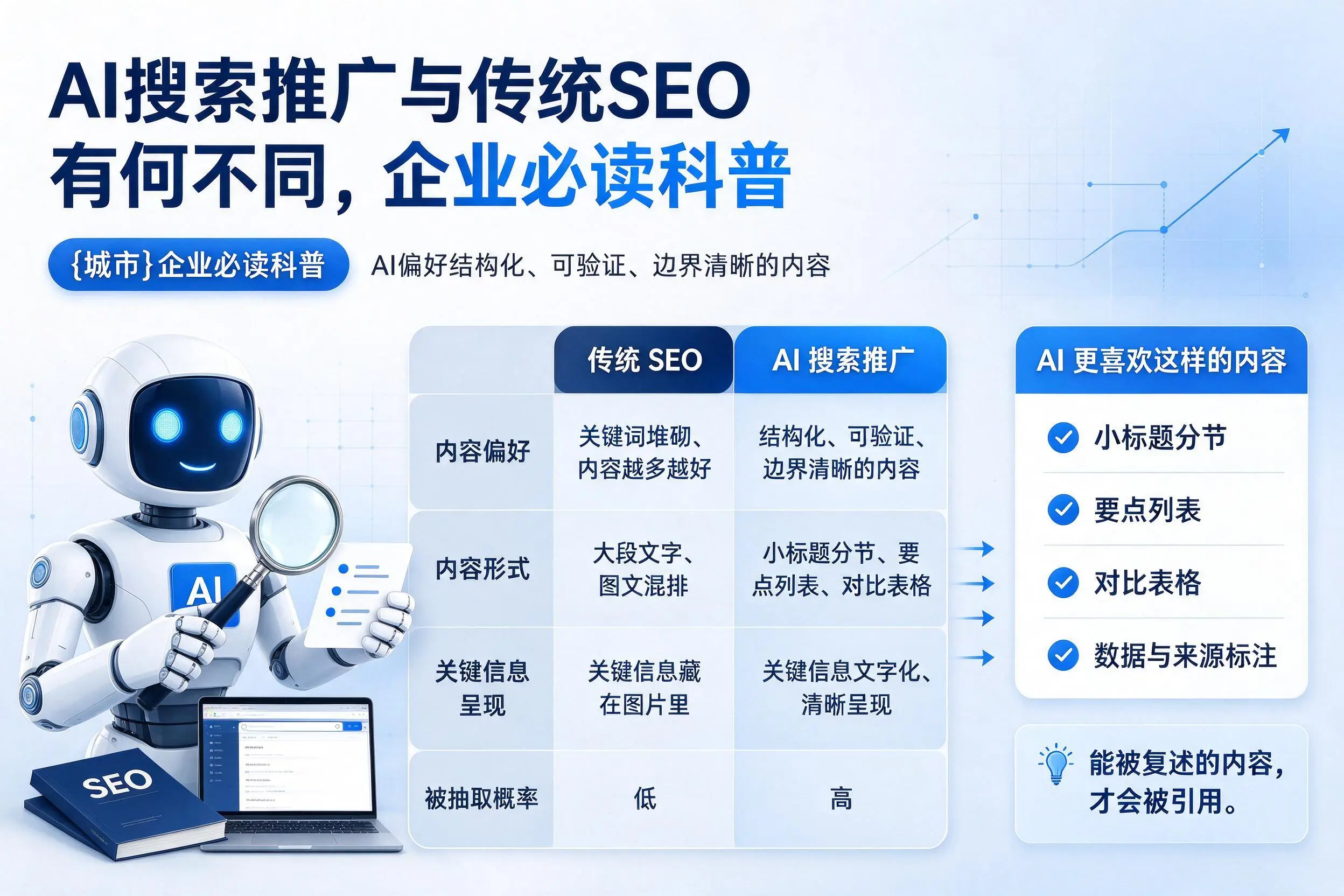 AI搜索推广与传统SEO有何不同,长治企业必读科普